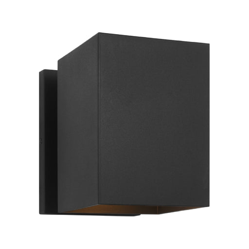 Visual Comfort SLO1101 Pohl 1-lt 7" Outdoor Small Wall Lantern - Textured Black