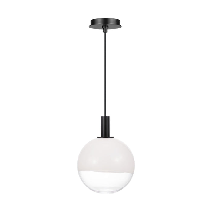 Visual Comfort SLP1001 Torian 1-lt 9" LED Small Pendant - Aged Iron