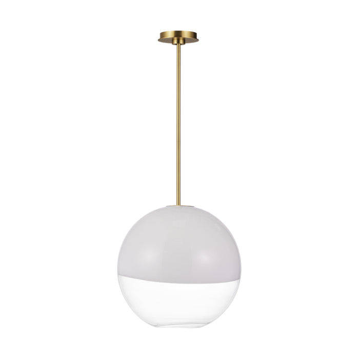 Visual Comfort SLP1011 Torian 1-lt 14" LED Medium Pendant - Burnished Brass