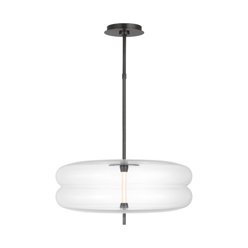 Visual Comfort SLPD31027C Shakkei 1-lt 22" LED Pendant - Bronze