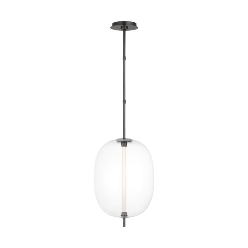 Visual Comfort SLPD31227C Heian 1-lt 13" LED Pendant - Bronze