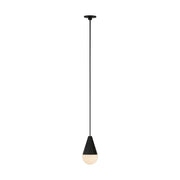 Visual Comfort SLPD512 Cupola Alabaster 1-lt 3" LED Pendant - Nightshade Black