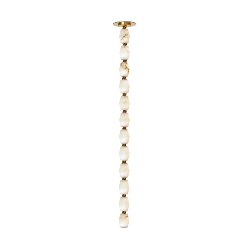 Visual Comfort SLPD551 Collier 2" LED Pendant with Remote Mount Driver - Hand Rubbed Antique Brass