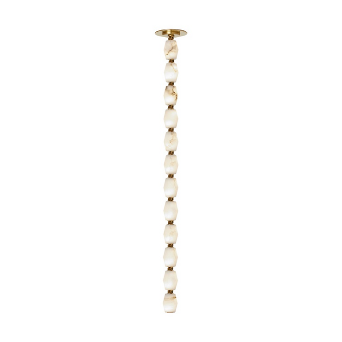 Visual Comfort SLPD551 Collier 2" LED Pendant with Remote Mount Driver - Hand Rubbed Antique Brass