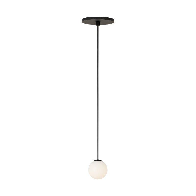 Visual Comfort SLPD585 Orbet 1-lt 3" LED Pendant - Nightshade Black
