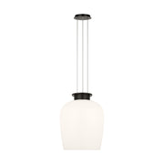 Visual Comfort SLPD625 Vetro 1-lt 17" LED Pendant - Bronze