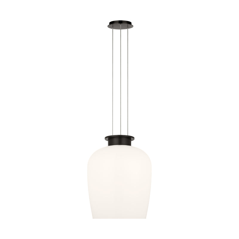 Visual Comfort SLPD625 Vetro 1-lt 17" LED Pendant - Bronze