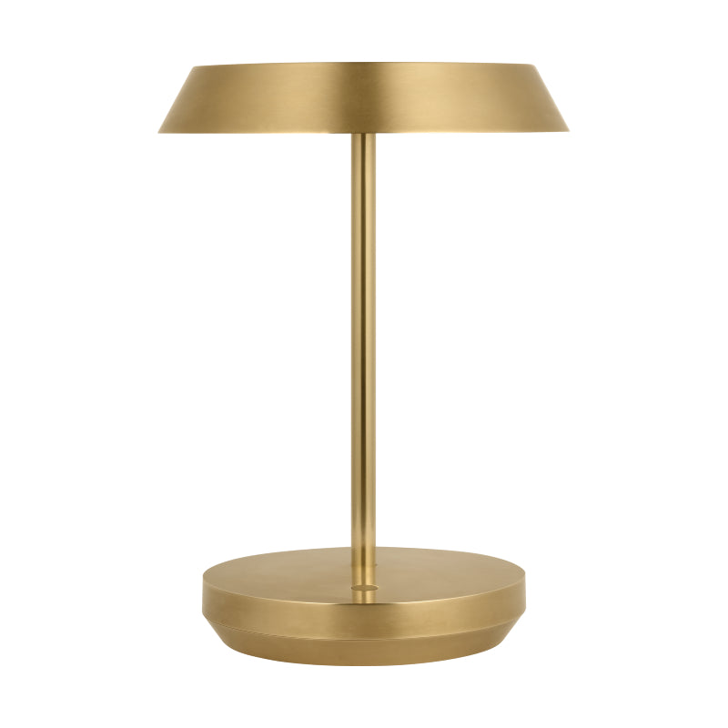 Visual Comfort SLTB53227 Tepa 1-lt 9" Tall LED Table Lamp - Hand Rubbed Antique Brass