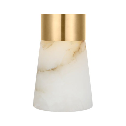 Visual Comfort SLTB66727 Caspe 8" Tall LED Rechargeable Table Lamp - Hand Rubbed Antique Brass