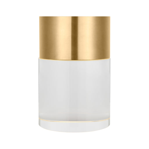 Visual Comfort SLTB66827 Caspe 6" Tall LED Rechargeable Table Lamp - Hand Rubbed Antique Brass