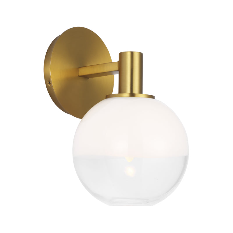 Visual Comfort SLV1001 Torian 1-lt 10" Tall LED Small Wall Sconce - Burnished Brass