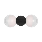 Visual Comfort SLW1032 Torian 2-lt 15" LED Linear Wall Sconce - Aged Iron