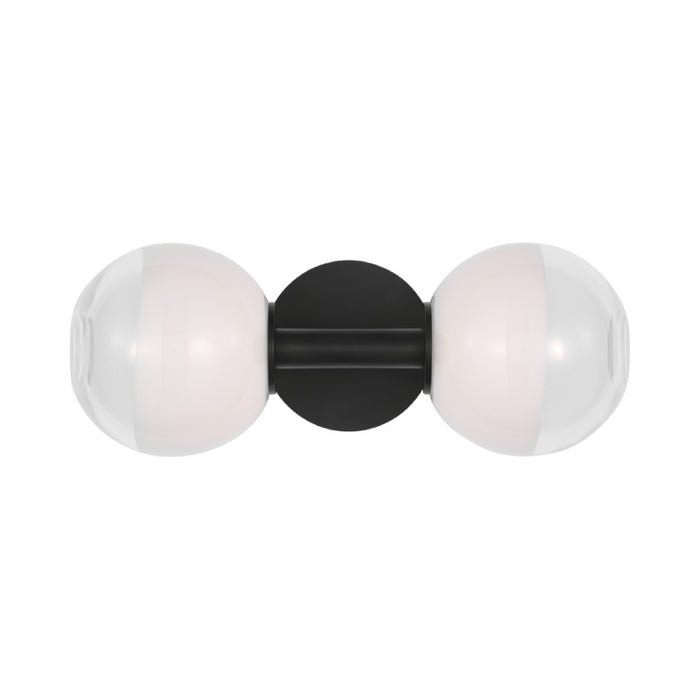 Visual Comfort SLW1032 Torian 2-lt 15" LED Linear Wall Sconce - Aged Iron