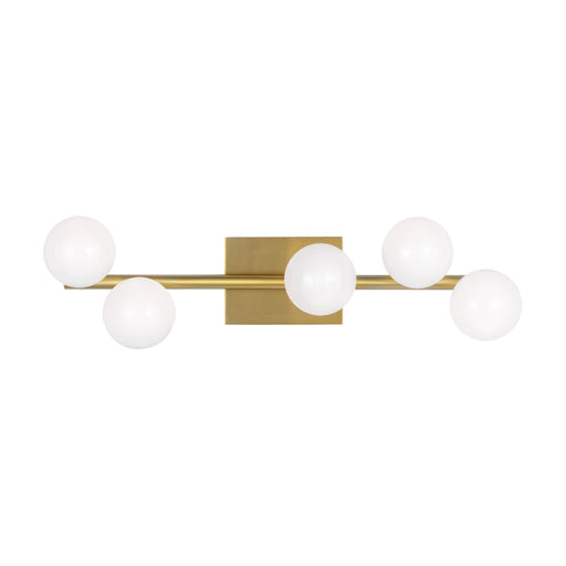 Visual Comfort SLW1055 Altair 5-lt 24" LED Vanity Light - Burnished Brass