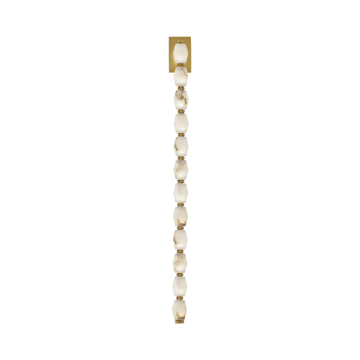 Visual Comfort SLWS548 Collier 40" Tall LED Wall Sconce - Hand Rubbed Antique Brass