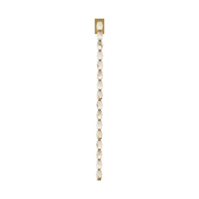 Visual Comfort SLWS549 Collier 53" Tall LED Wall Sconce - Hand Rubbed Antique Brass