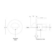 SPJ GDG-3EB LED Outdoor Wall Light