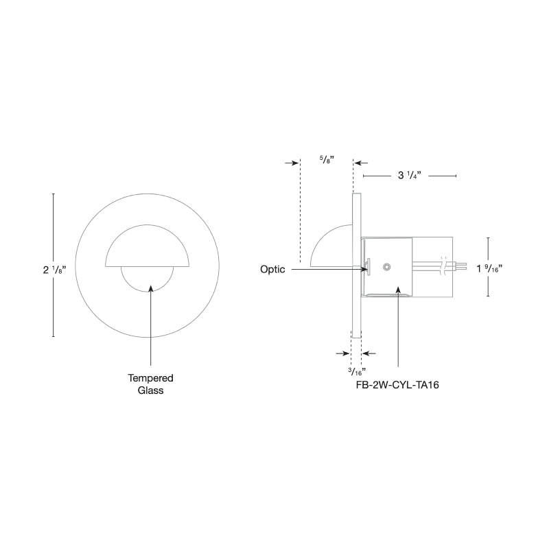 SPJ GDG-3EB LED Outdoor Wall Light