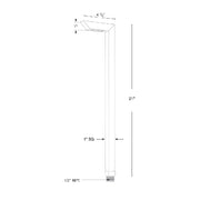 SPJ SQ100-1 21" Tall LED Outdoor Path Light