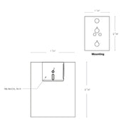 SPJ SPJ-SSQ-DL 3W LED Surface Mount Down Light