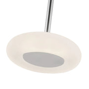 Kuzco PD97204 Stephord 1-lt 4" LED Pendant - Chrome/Frosted Glass