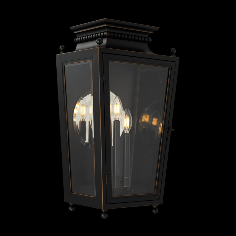 Schonbek SW31523 Milton 4-lt 23" Tall Outdoor Wall Sconce - Oil Rubbed Bronze