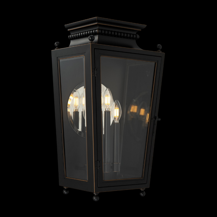 Schonbek SW31523 Milton 4-lt 23" Tall Outdoor Wall Sconce - Oil Rubbed Bronze
