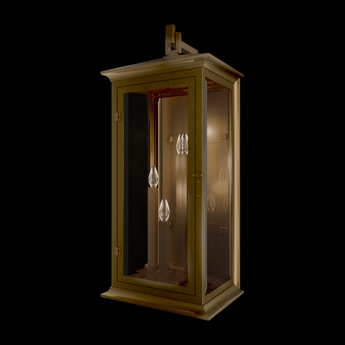 Schonbek SW33534 Dresden 4-lt 34" Tall Outdoor Wall Sconce