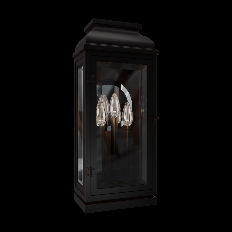 Schonbek SW34521 La motte 3-lt 21" Tall Outdoor Wall Sconce