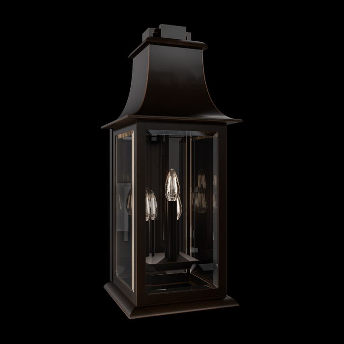 Schonbek SW36525 Proctor 3-lt 25" Tall Outdoor Wall Sconce