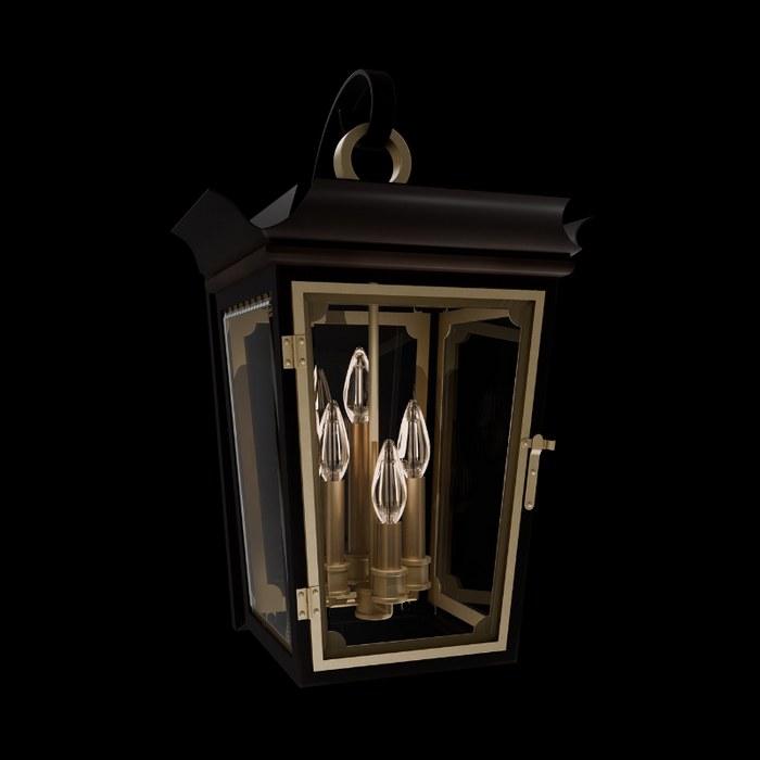 Schonbek SW38524 Ausable 4-lt 24" Tall Outdoor Wall Sconce