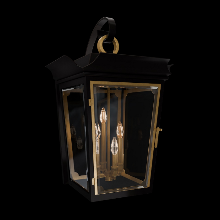 Schonbek SW38534 Ausable 4-lt 34" Tall Outdoor Wall Sconce