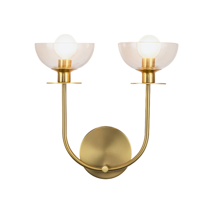 Alora Mood WV515212 Sylvia 2-lt 12" Wall Sconce