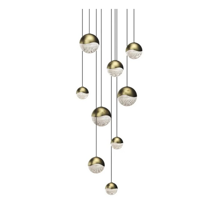 Sonneman 2916 Grapes 9-lt 14" LED Chandelier