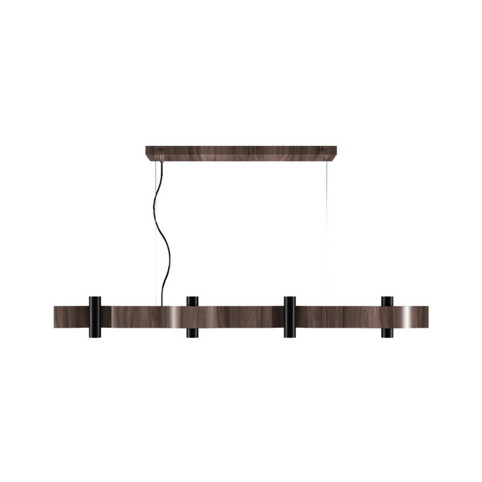 Accord 1500 Flow 8-lt 47" LED Pendant - American Walnut