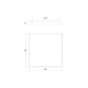 Sonneman 3978 Pi 1-lt 30" LED Surface Mount