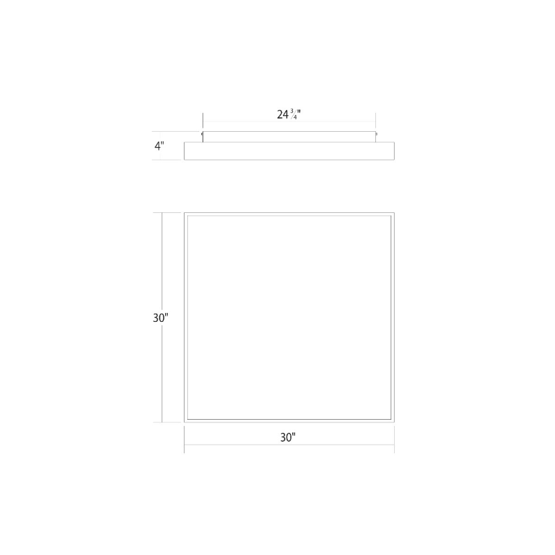 Sonneman 3978 Pi 1-lt 30" LED Surface Mount