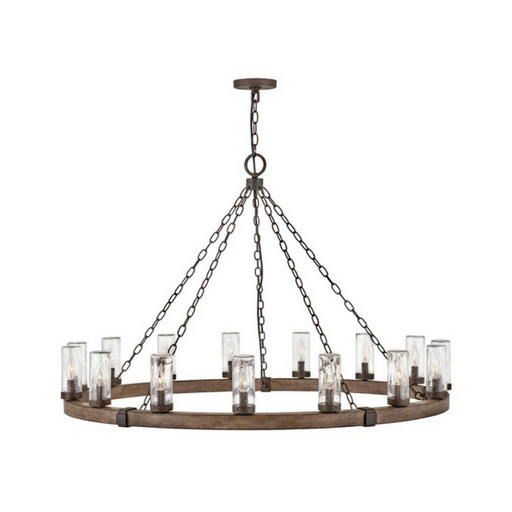 Hinkley 29209-LL Sawyer 15-lt 46" LED Outdoor Chandelier - Sequoia