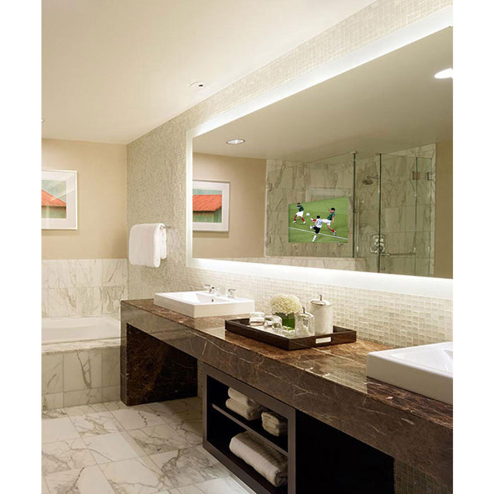 Electric Mirror Silhouette 60" x 42" Lighted Mirror TV with 21" TV