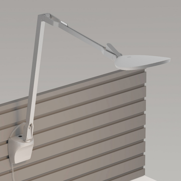 Koncept SPY-RCA Splitty Reach Pro Gen 2 LED Desk Lamp, Wall Mount - Silver/Slatwall Mount