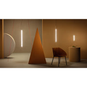 Leucos Stacking 90 1-lt 4" LED Vertical Pendant