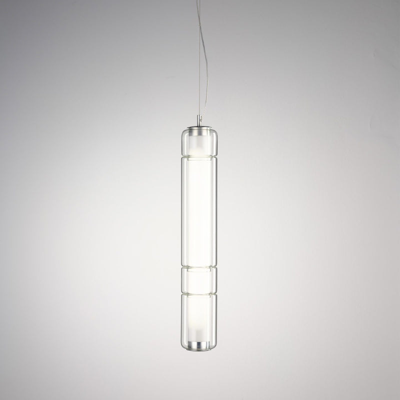 Leucos Stacking 60 1-lt 4" LED Vertical Pendant