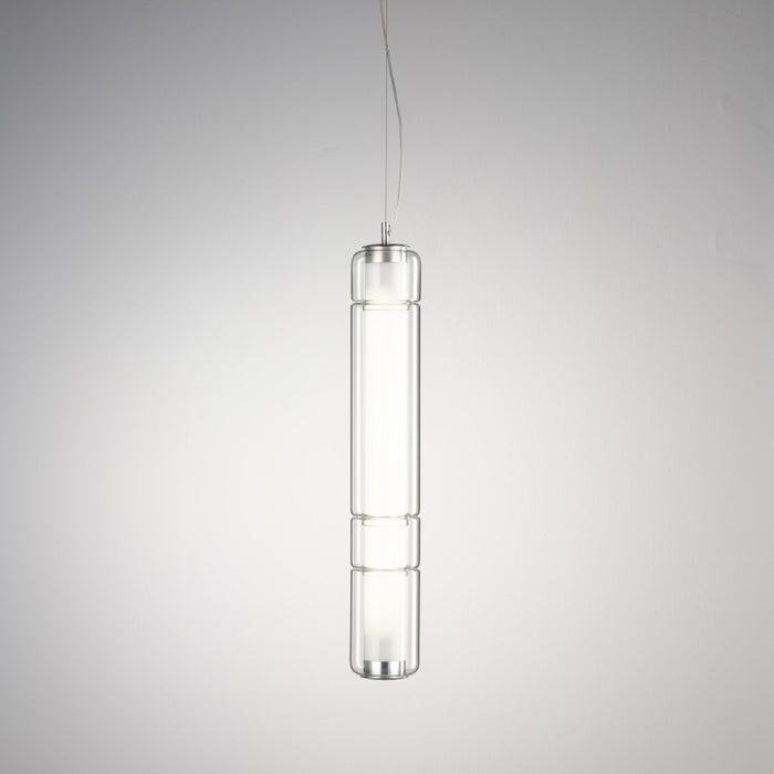 Leucos Stacking 60 1-lt 4" LED Vertical Pendant