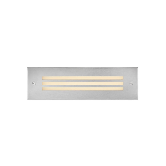 Hinkley 15335 Dash 10" LED Louvered Brick Light - Stainless Steel