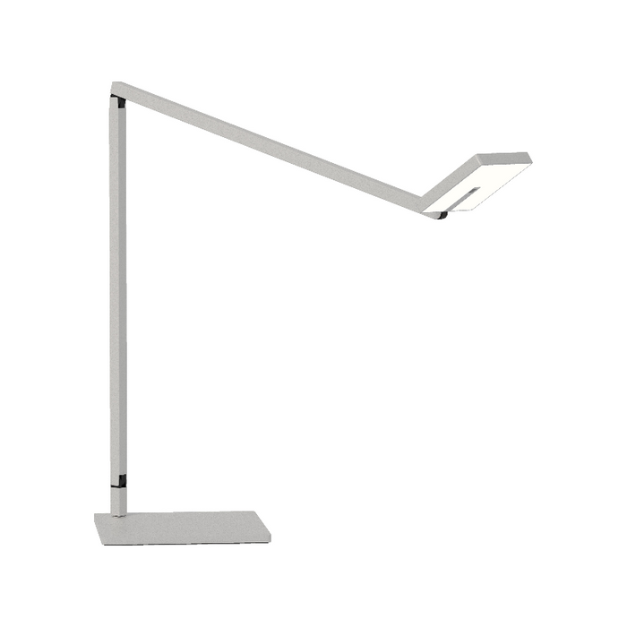 Koncept FCD-2 Focaccia LED Desk Lamp - Silver/Standard Desk Base