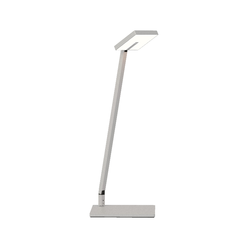 Koncept FCD-1 Focaccia Solo LED Desk Lamp - Silver/Standard Desk Base