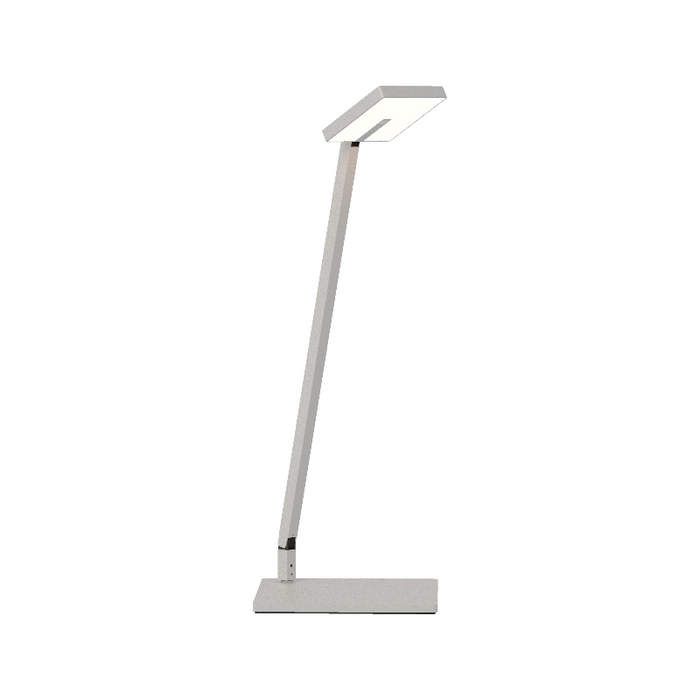 Koncept FCD-1 Focaccia Solo LED Desk Lamp - Silver/Standard Desk Base