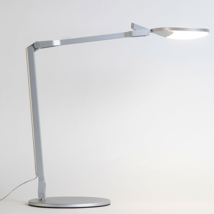 Koncept SPY-RCH Splitty Reach LED Desk Lamp - Silver/Standard Desk Base