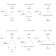 Pablo Designs Swell XL Wide 24" LED Flush Mount