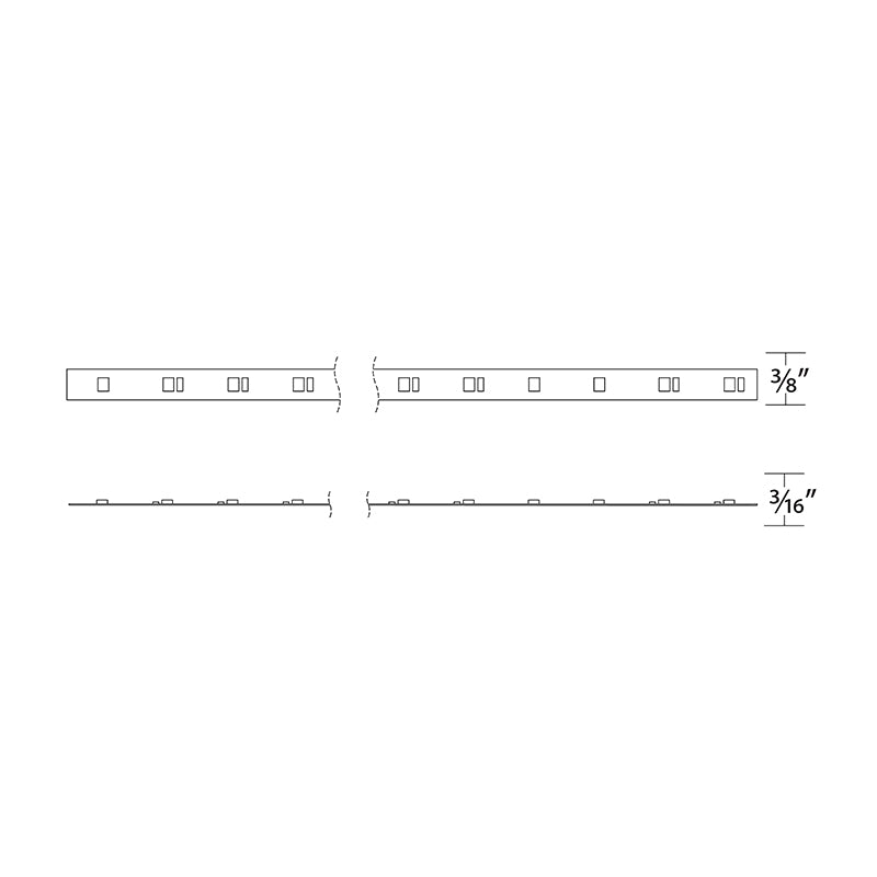 WAC T24-BS2 Basics LED Tape Light - 2.4W/FT